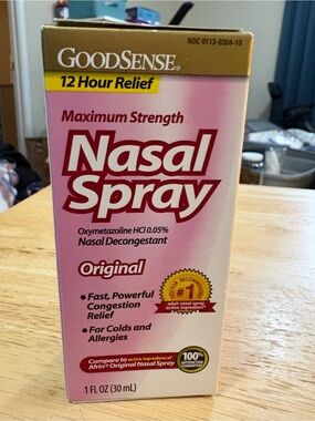 GoodSense Nasal Spray - Pink & Gold Packaging BNIB 1 Fl Ozs exp 2/27